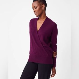 J McLaughlin Purple Cashmere Sweater